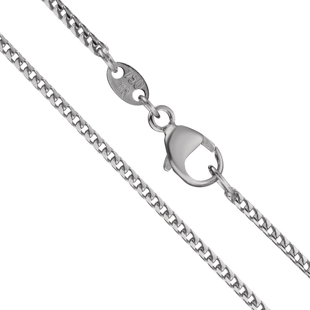 Halskette 750/18 K Weissgold 42 cm