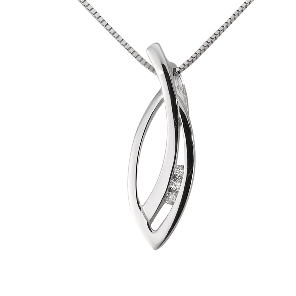 Halskette 750/18 K Weissgold 42 cm