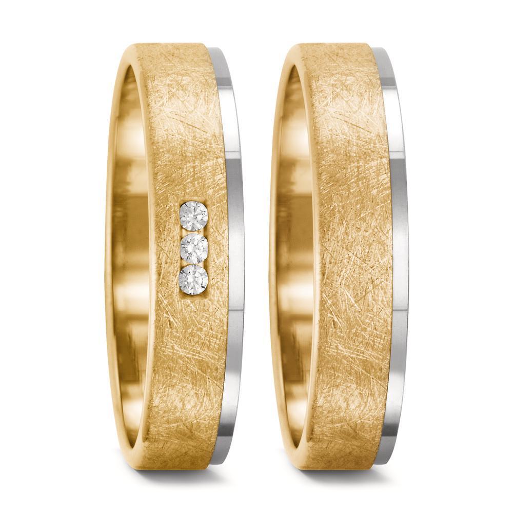 Ehering  Gelbgold,  Weissgold