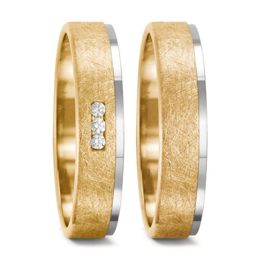 Ehering  Gelbgold,  Weissgold