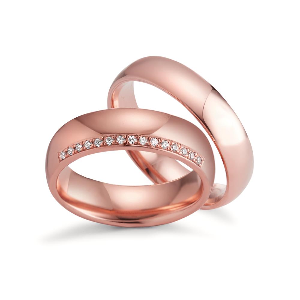 Ehering  Rosegold