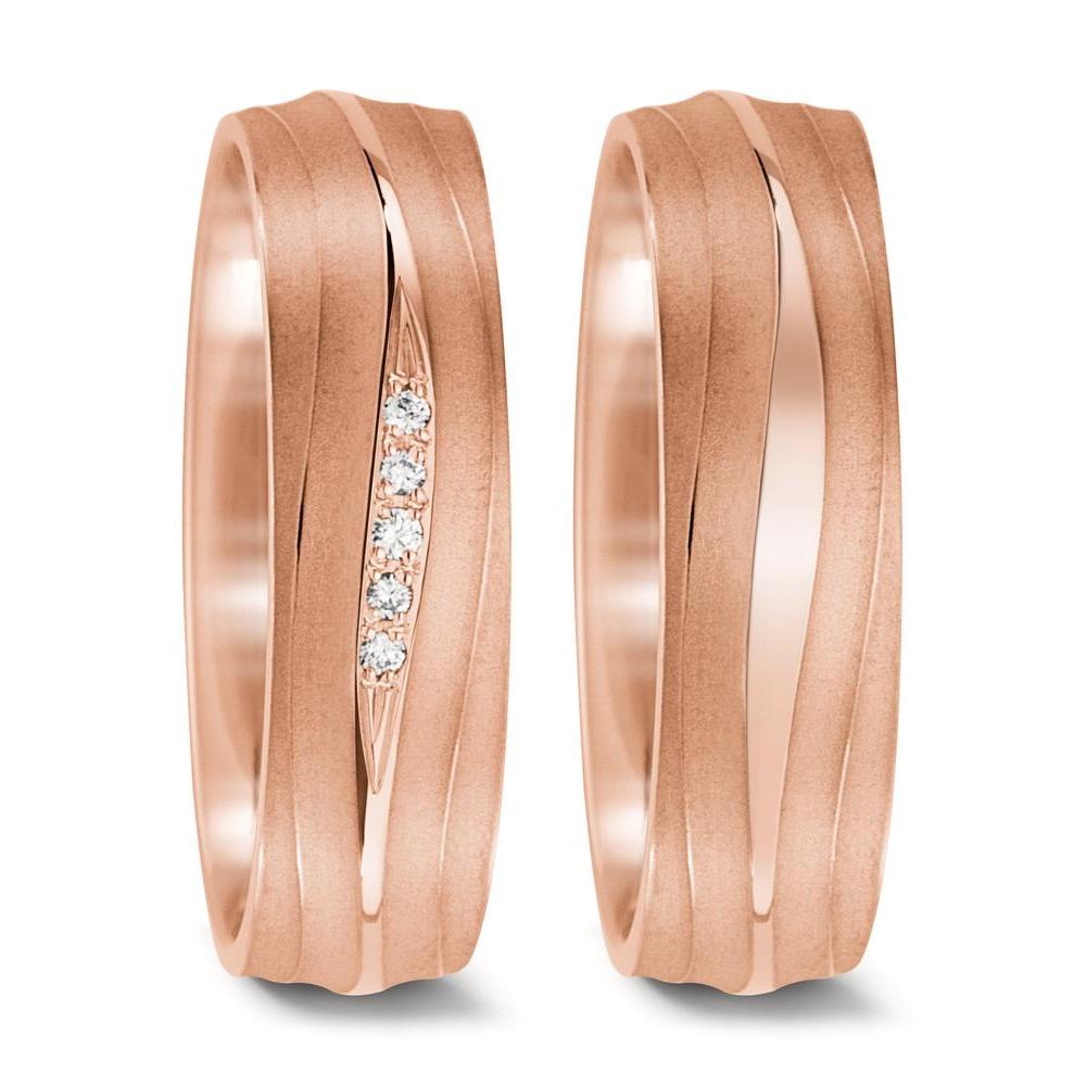 Ehering  Rosegold