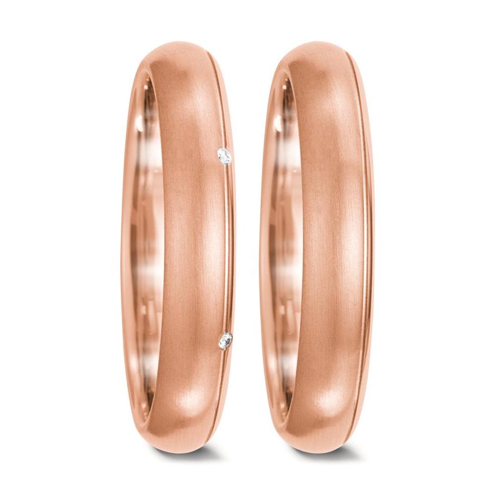Ehering  Rosegold