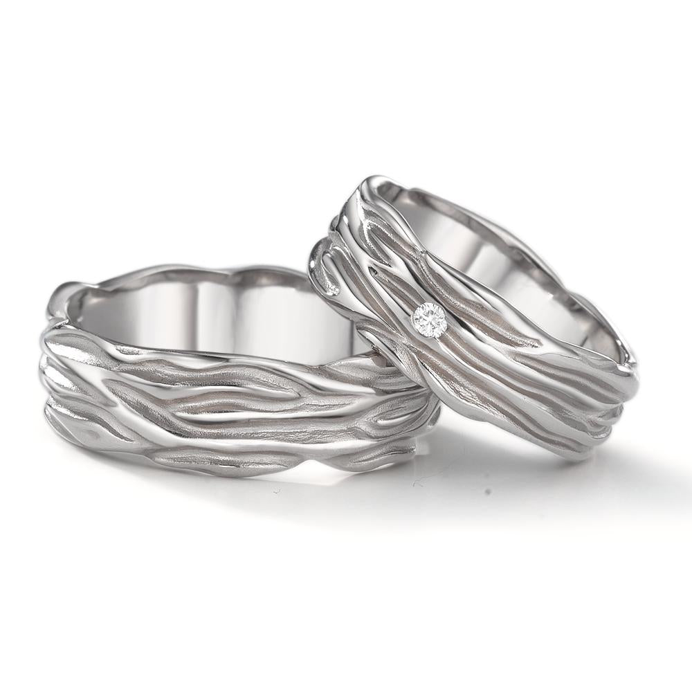 Fingerring 750/18 K Graugold