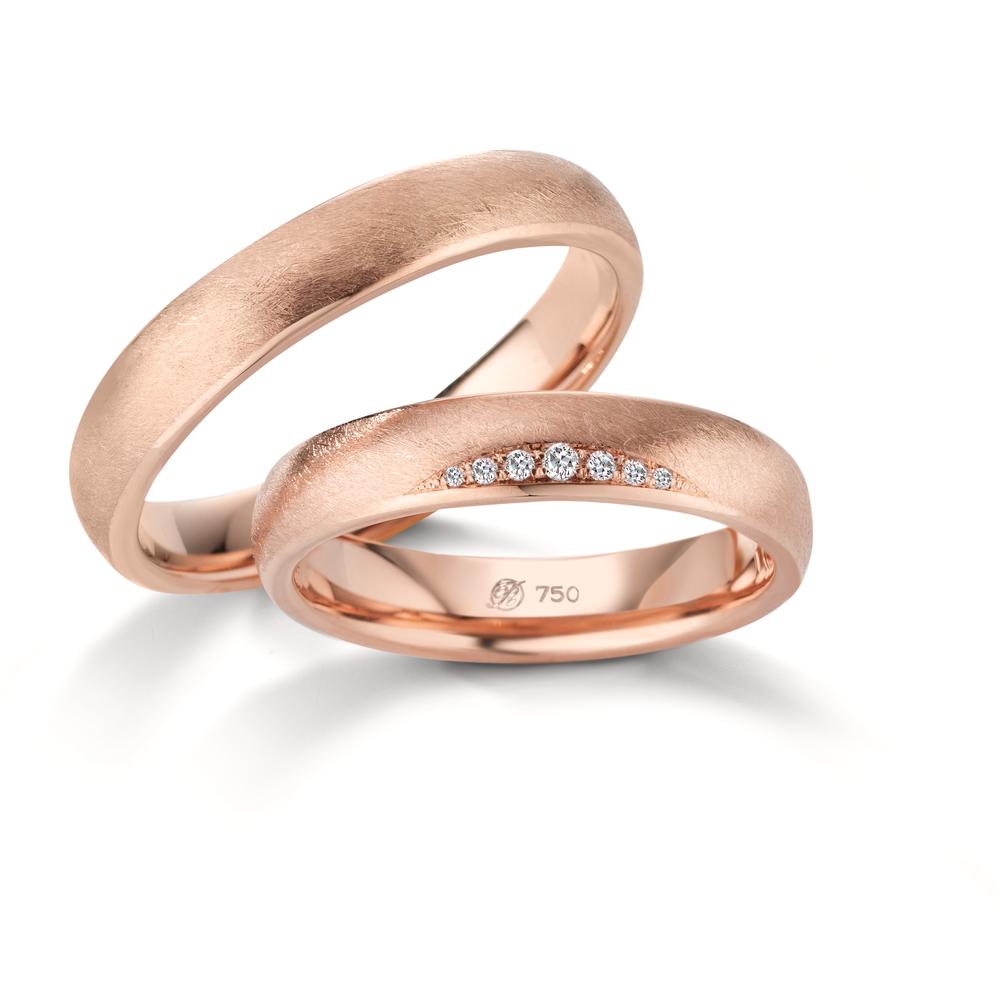 Ehering  Rosegold