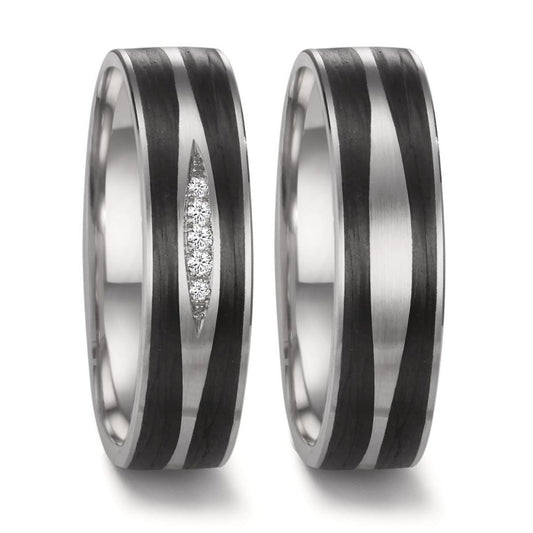 Ehering 950 Platin, Carbon