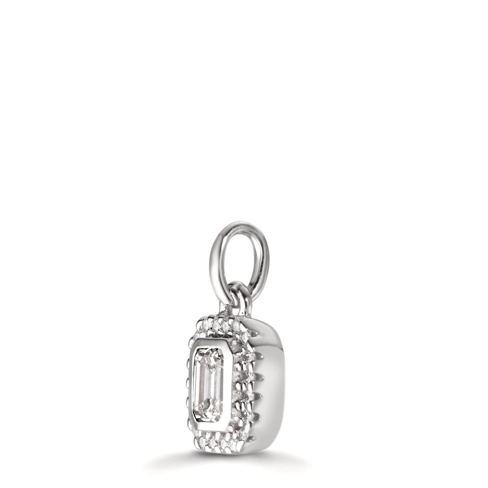 Anhänger 750/18 K Weissgold Diamanten 0.31 ct, w-si
