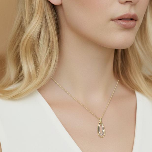 Halskette 750/18 K Gelbgold 42 cm