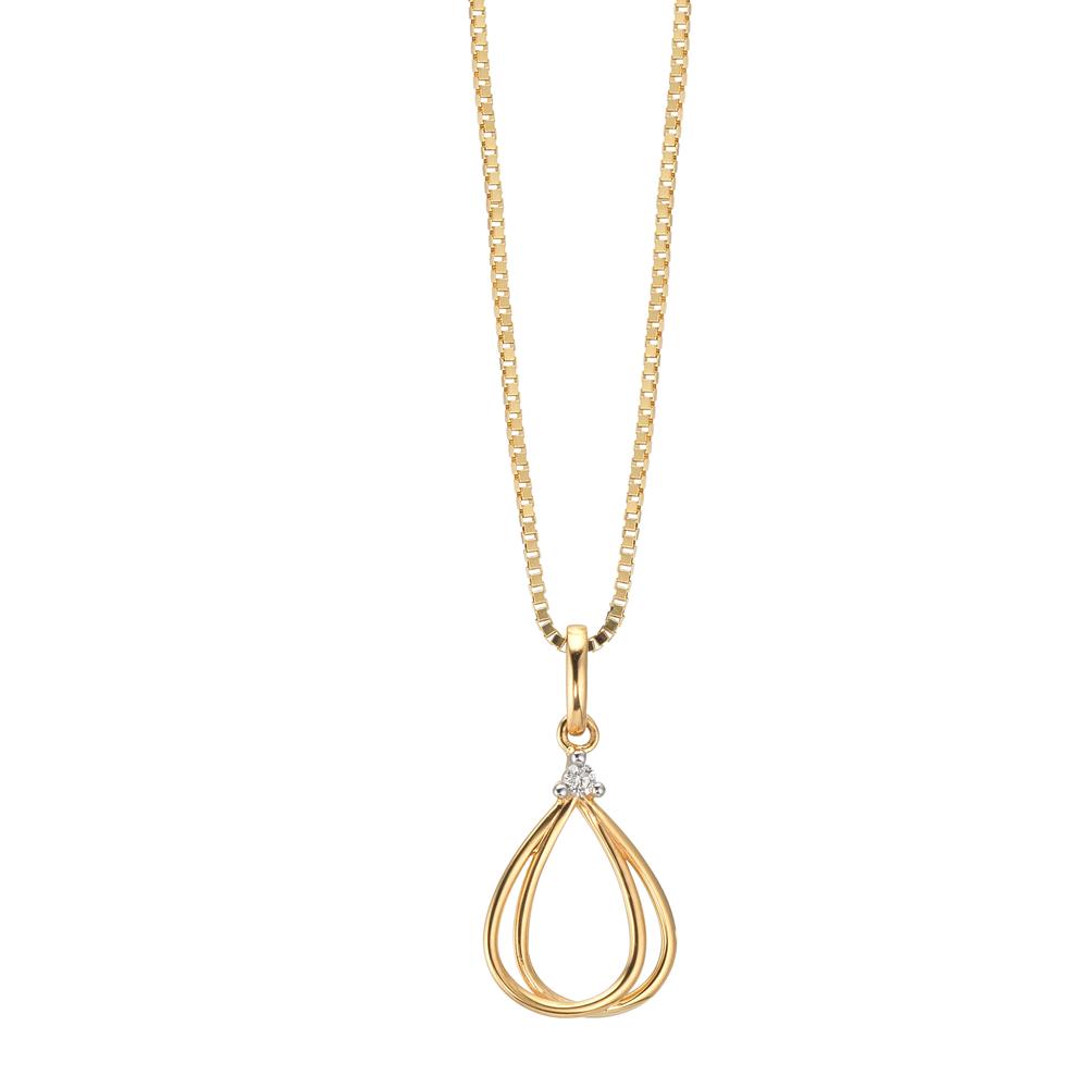 Halskette 750/18 K Gelbgold 42 cm
