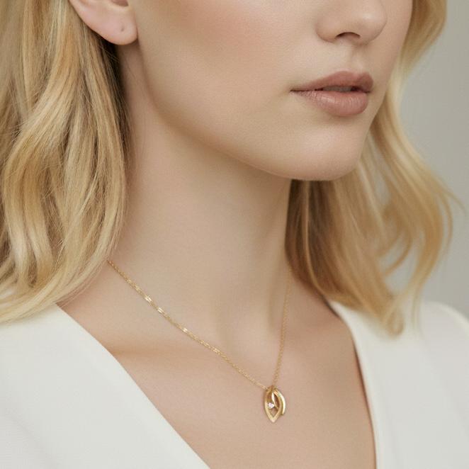 Halskette 750/18 K Gelbgold 42 cm